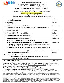 SSC Meeting Agenda 10.30.23